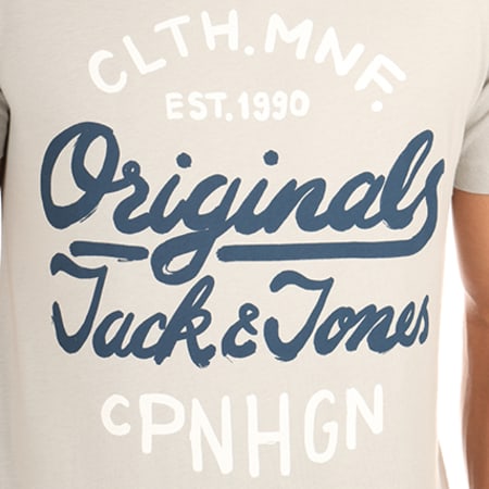 Jack And Jones - Tee Shirt Surf Gris Clair