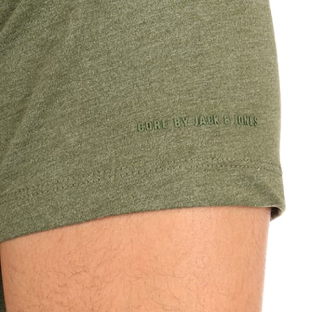 Jack And Jones - Tee Shirt Oversize Rafe Vert Kaki Chiné