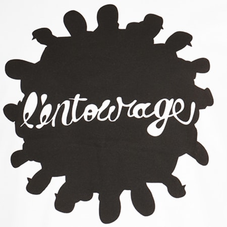 L'Entourage - Tee Shirt Logo Blanc