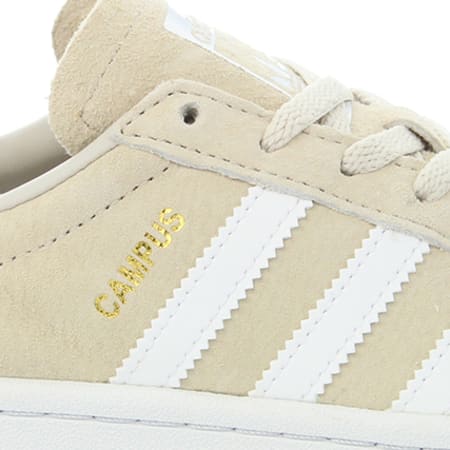 Adidas Originals - Baskets Femme Campus BY9846 Clear Brown Footwear White Crystal White