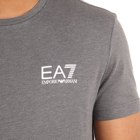 EA7 Emporio Armani - Tee Shirt 6YPT51-PJ30Z Gris Anthracite Chiné