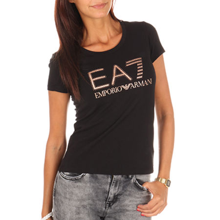 EA7 Emporio Armani - Tee Shirt Femme 6YTT25-TJ12Z Noir
