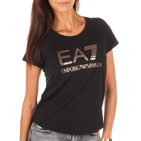 EA7 Emporio Armani - Tee Shirt Femme 6YTT29-TJ12Z Noir 