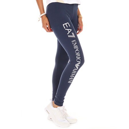 EA7 Emporio Armani - Legging Femme 8NTP88-TJ01Z Bleu Marine 