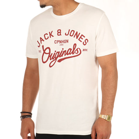 Jack And Jones - Tee Shirt Nyraffa Blanc