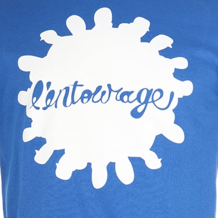 L'Entourage - Sweat Capuche Logo Bleu Roi