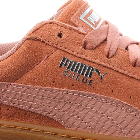 Puma - Baskets Femme Suede Platform Animal 365109 02 Cameo Brown Silver