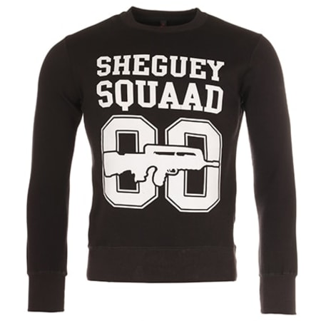Sheguey Squaad - Sweat Crewneck Classic Logo 00 Noir