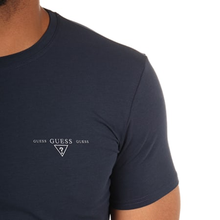 Guess - Tee Shirt UMPA20JEL20 Bleu Marine