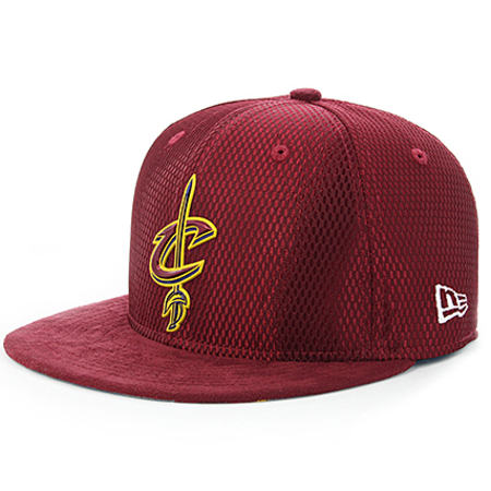 New Era - Casquette Fitted NBA 17 Cleveland Cavaliers Bordeaux