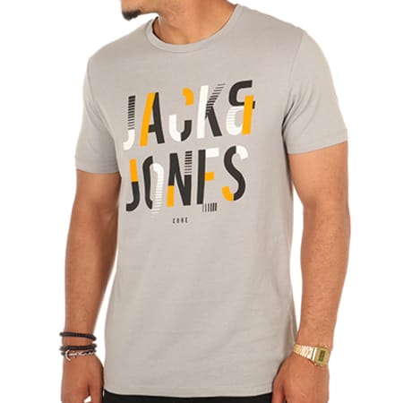 Jack And Jones - Tee Shirt Booster 006 Gris 