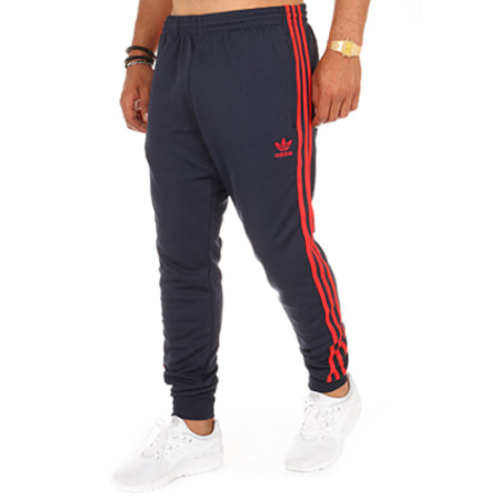 Adidas Originals - Pantalon Jogging SST Cuffed BR4288 Bleu Marine