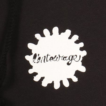 L'Entourage - Sweat Zippé Capuche Logo Noir