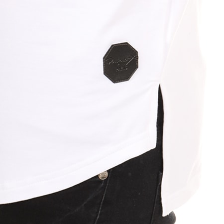 Project X Paris - Tee Shirt Oversize 88171150 Blanc Gris Anthracite 