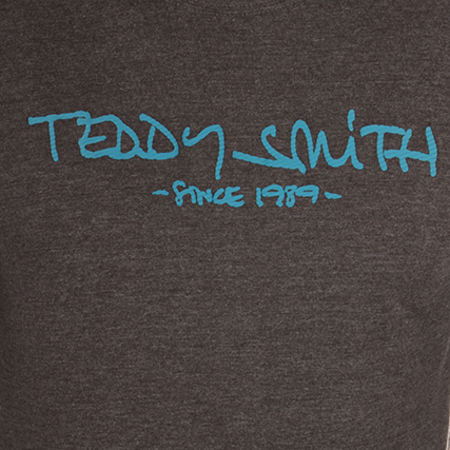 Teddy Smith - Tee Shirt Manches Longues Ticlass 3 Gris Anthracite Chiné