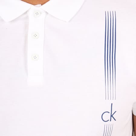 Calvin Klein - Polo Manches Courtes Polan 5251 Blanc