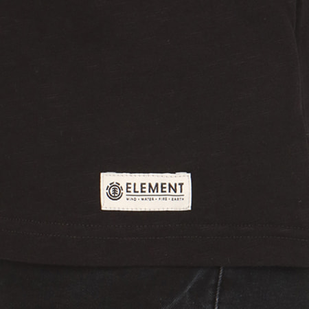 Element - Tee Shirt Poche Cooper Noir Blanc