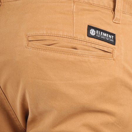 Element - Pantalon Chino Howland Classic Marron