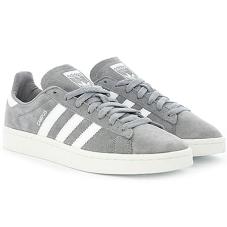 Adidas Originals - Baskets Campus BZ0085 Grey Footwear White Core White 