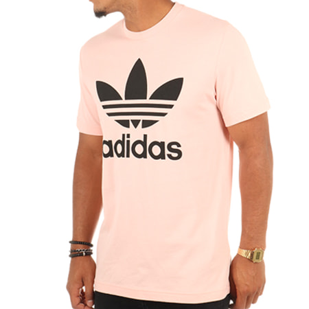 Adidas Originals - Tee Shirt Trefoil BQ7946 Rose