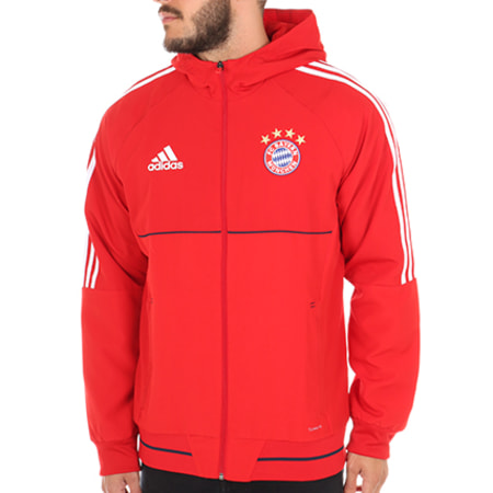 Adidas Performance - Coupe-Vent FC Bayern Munchen BP8230 Rouge