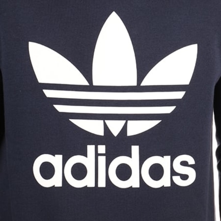 Adidas Originals - Sweat Crewneck Trefoil BQ7519 Bleu Marine
