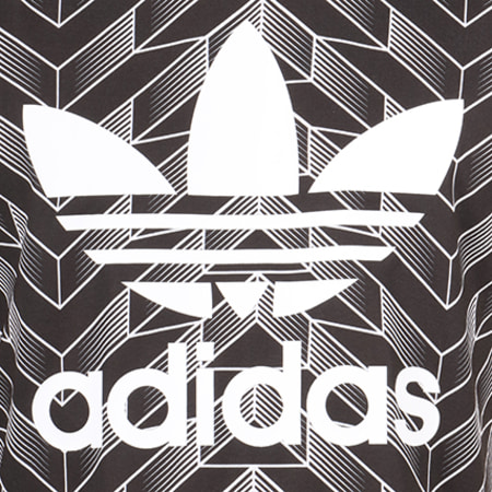 Adidas Originals - Tee Shirt BS4965 Soccer AOP Noir Blanc