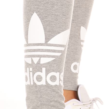 Adidas Originals - Legging Femme Trèfle AJ8150 Gris Chiné