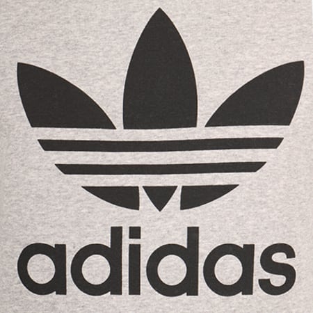 Adidas Originals - Sweat Capuche Trefoil BR4164 Gris Chiné