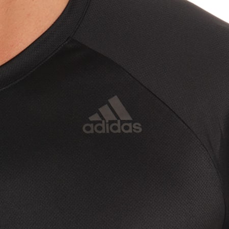 Adidas Sportswear - Tee Shirt Manches Longues D2M BK0975 Noir 