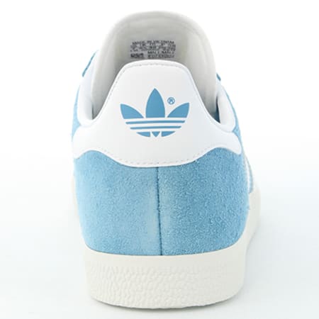 Adidas Originals - Baskets Gazelle BZ0022 Light Blue Footwear White Gold Metallic