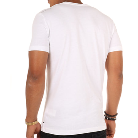 Calvin Klein - Tee Shirt Poche Typor Blanc