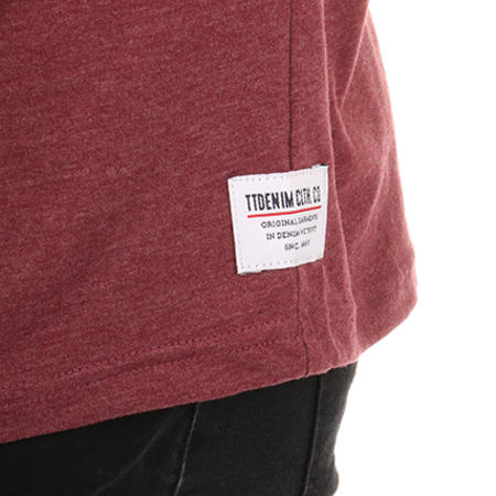 Tom Tailor - Tee Shirt Poche 1038258-09-12 Bordeaux 