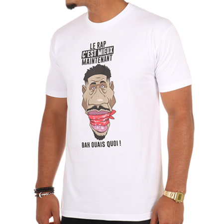 Le Rap C'est Mieux Maintenant - Tee Shirt Joey Starr Blanc