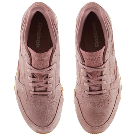 Reebok - Baskets Femme Classic Leather Exotics Clean BS8226 Rose 