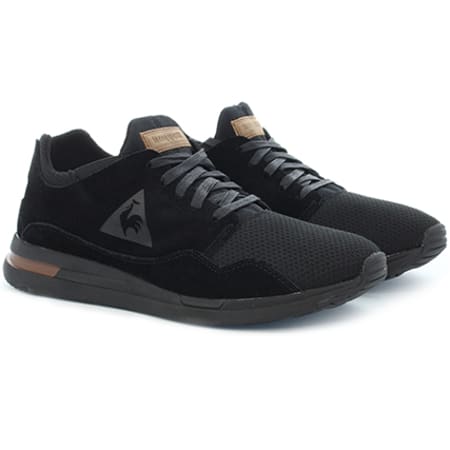 Le Coq Sportif Baskets LCS R Pure Suede Mesh 1720236 Black Cognac LaBoutiqueOfficielle