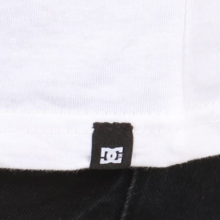 DC Shoes - Tee Shirt EDYZT03707 Blanc Noir