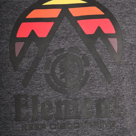 Element Sweat Capuche Tri Tip Gris Anthracite Chiné