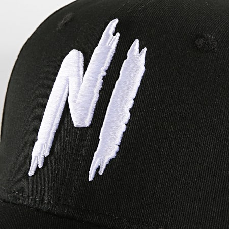 NI by Ninho - Casquette Baseball Logo Noir Blanc
