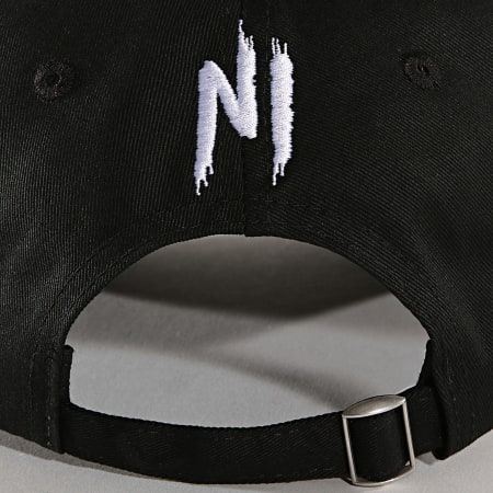 NI by Ninho - Casquette Baseball Logo Noir Blanc