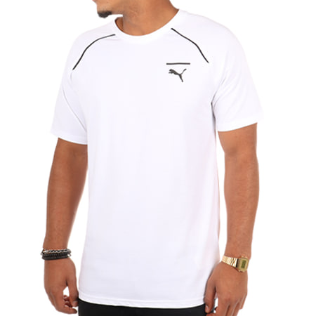 Puma - Tee Shirt Evo Core 573337 Blanc