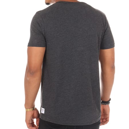 Tom Tailor - Tee Shirt Poche 1038258-09-12 Gris Anthracite Chiné