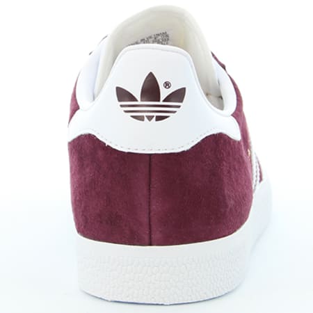 Adidas Originals - Baskets Gazelle BB5255 Maroon Footwear White Gold Metallic