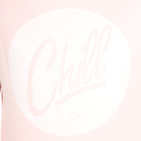 Luxury Lovers - Sweat Capuche Poche Circle Chill Speckle Rose