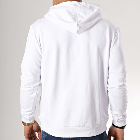 Luxury Lovers - Sweat Capuche Circle Chill Speckle Blanc