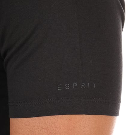 Esprit - Tee Shirt Organic 997EE2K819 Noir