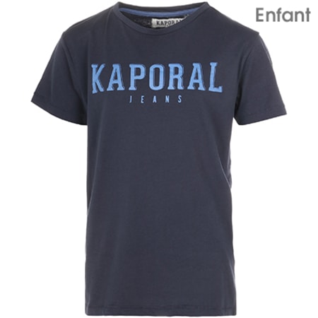 Kaporal - Tee Shirt Oversize Enfant Nudo Bleu Marine