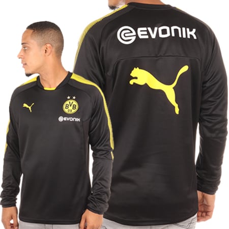 Puma - Sweat Crewneck Training Borussia Dortmund 751775 Noir