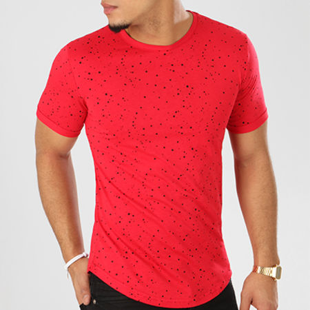 LBO - Tee Shirt Oversize 275 Rouge Speckle