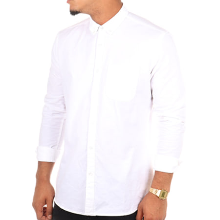 Tiffosi - Chemise Manches Longues Tommy Blanc